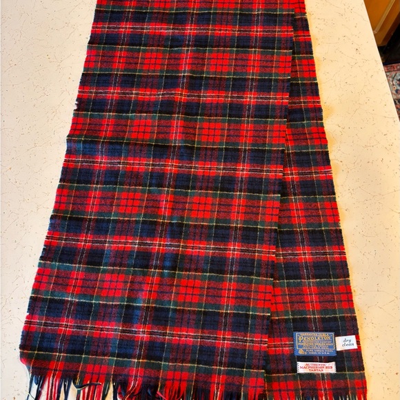 Pendleton Vibrant Tartan Wool Scarf - Picture 2 of 3